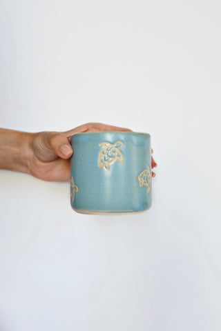 Turtle Latte Ceramic Cup