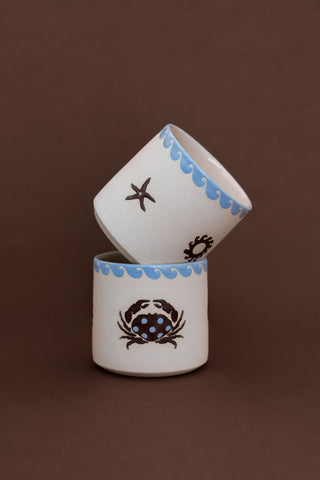 Medium Polka Crab Cup