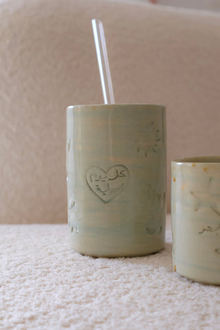 Turquoise Bedaya Tall Cup