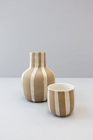 Ceramic Pitcher & Cup Set