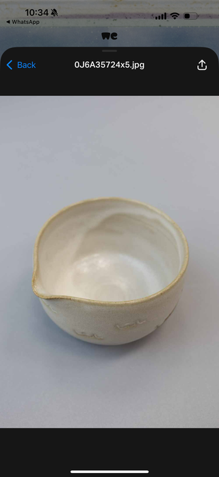 White Matcha Bowl