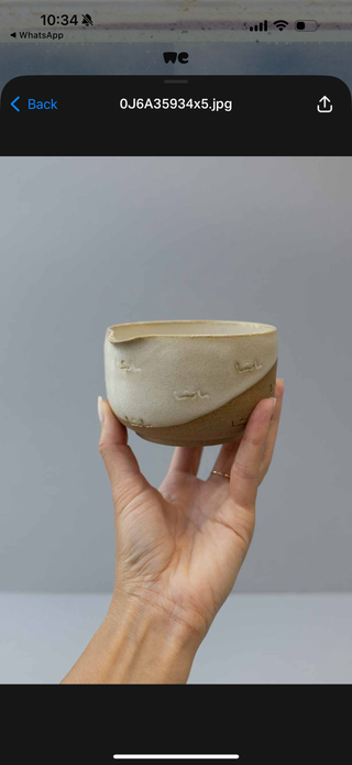 White Matcha Bowl