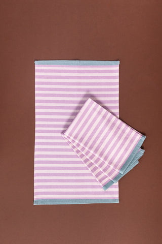 Stripped Purple Placemat | set of 4