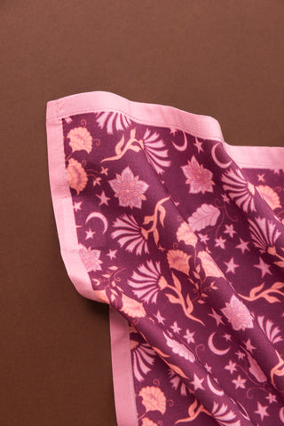 Vintage Maroon Napkin | set of 4