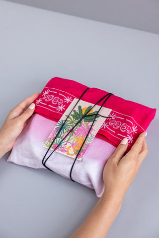 Jungle Linen Bag - Make your own gift