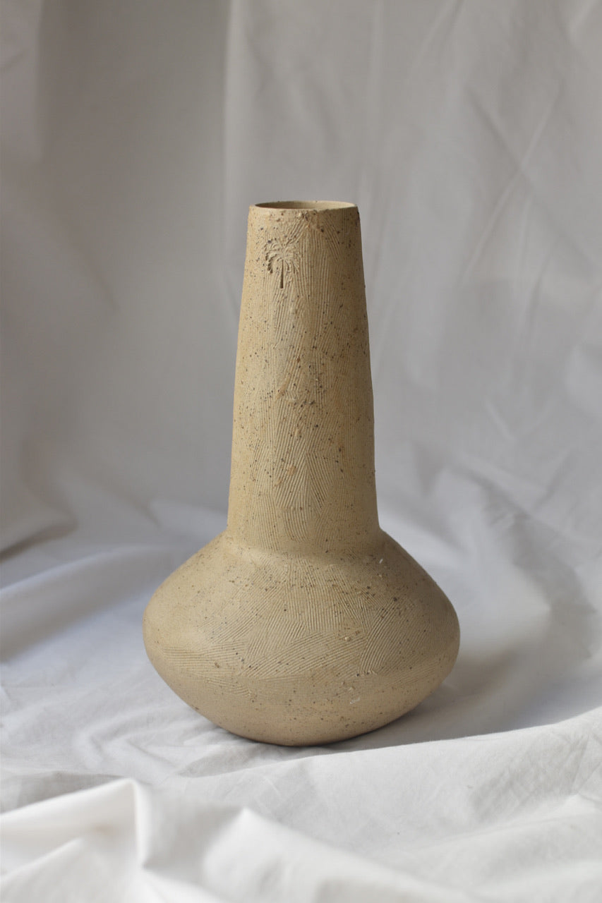 Palm Ceramic Vase III