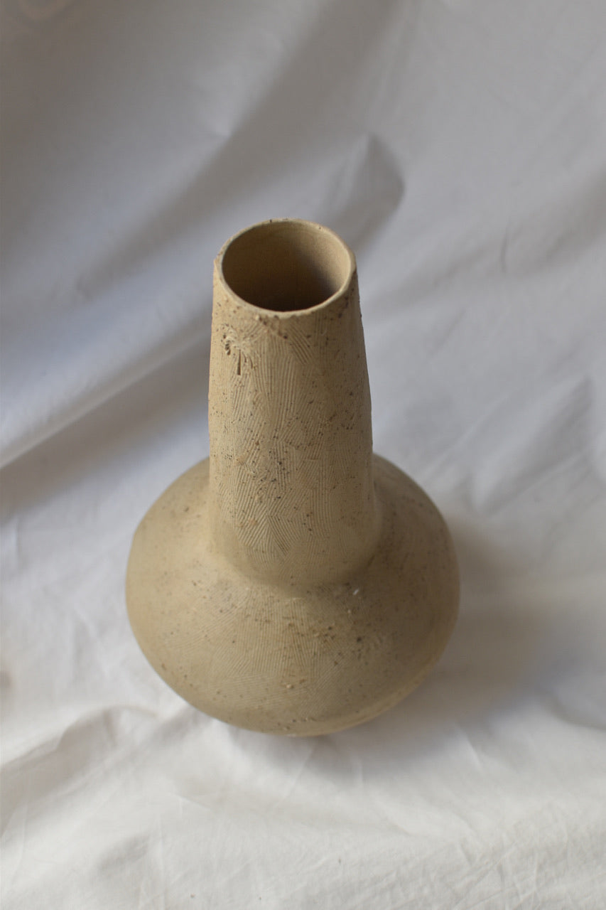 Palm Ceramic Vase III